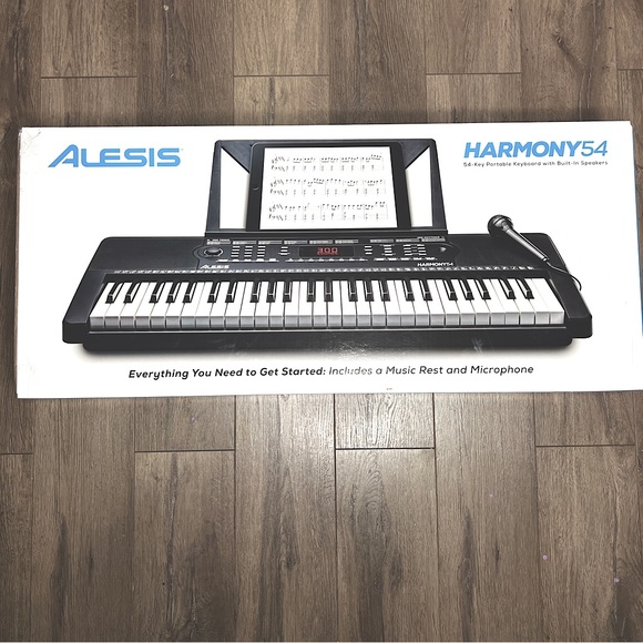 Alesis Harmony 54 Key Portable Keyboard w/ Built In Speakers- NIB